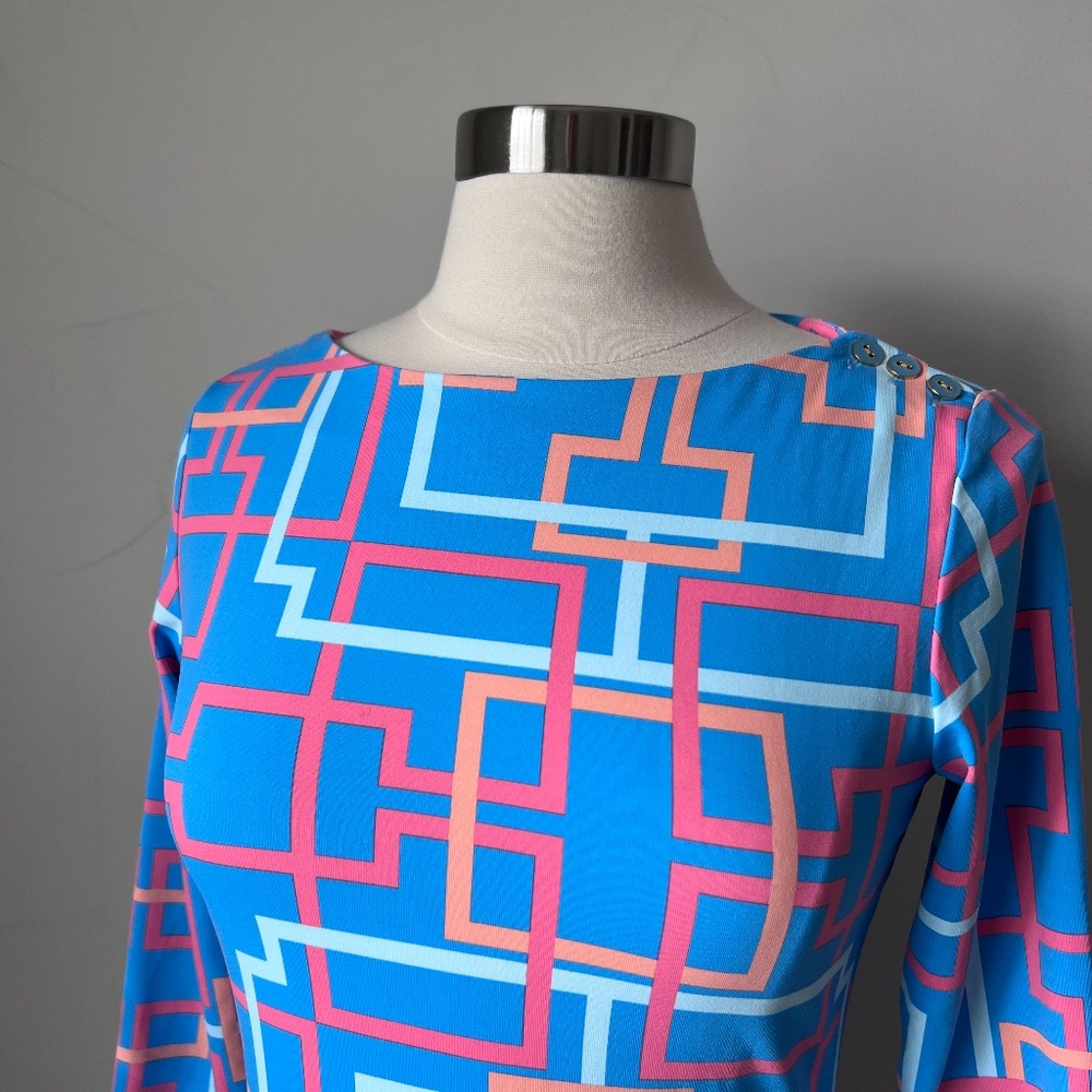 J.McLaughlin Catalina Cloth Wavesong Top‎ Size Small - Picture 2 of 15